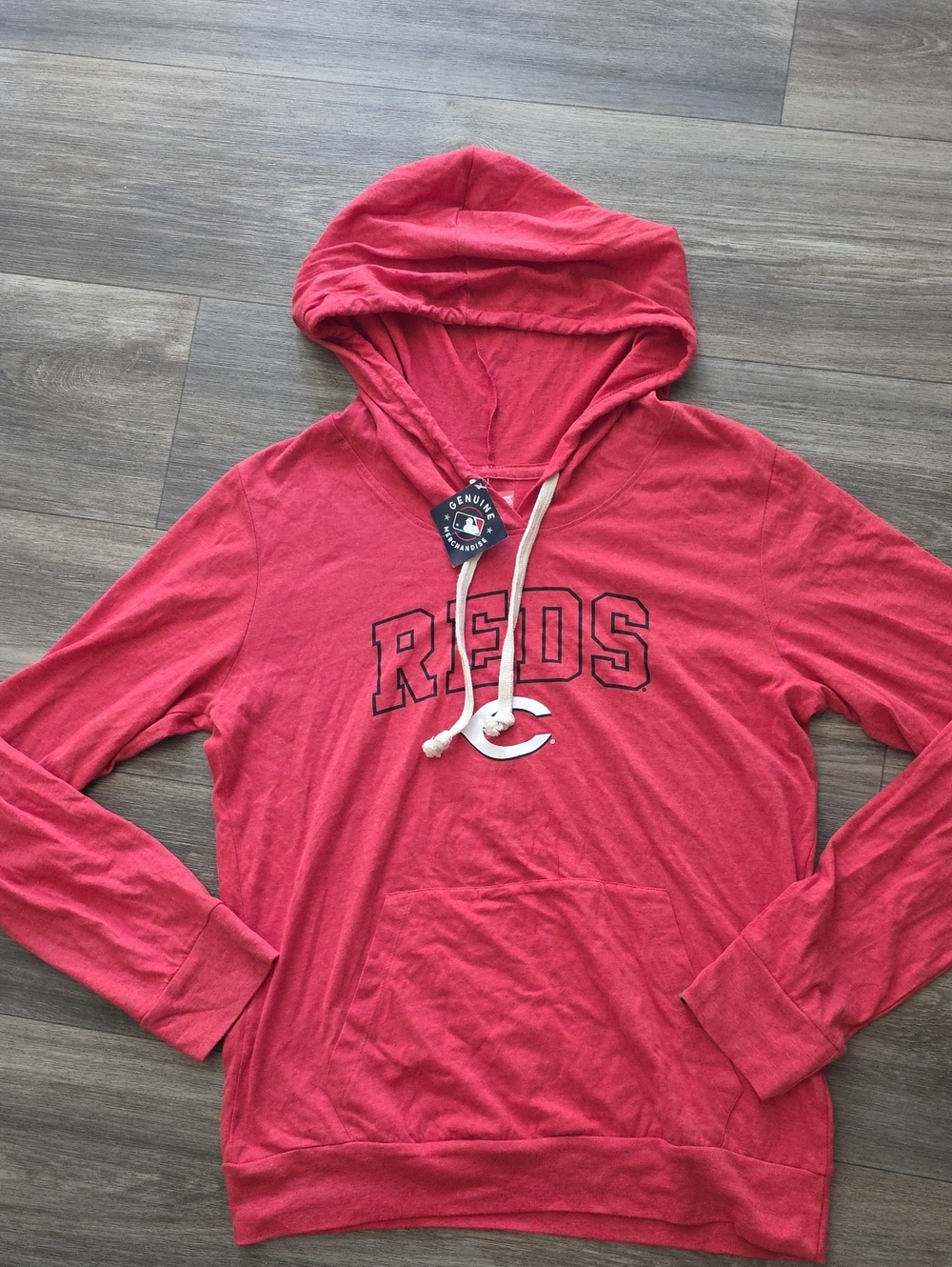 Genuine Merchandise Reds Pink Hooded Pullover